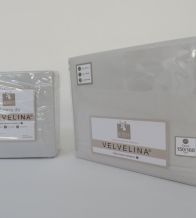 Juego de sábanas tejido Velvelina®, 003 Piedra - Nuevas sábanas de invierno, textura aterciopelada