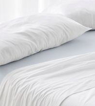 Sábana ajustable, tejido Velvelina®, 001 Azul Nuevas sábanas de invierno, textura aterciopelada