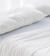 Sábana ajustable, tejido Velvelina®, 001 Azul Nuevas sábanas de invierno, textura aterciopelada