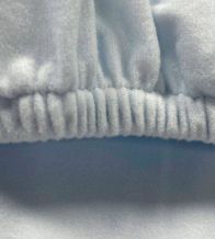 Sábana ajustable, tejido Velvelina®, 001 Azul Nuevas sábanas de invierno, textura aterciopelada