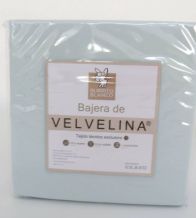 Sábana ajustable, tejido Velvelina®, 001 Menta Nuevas sábanas de invierno, textura aterciopelada