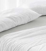Sábana ajustable, tejido Velvelina®, 001 Piedra - Nuevas sábanas de invierno, textura aterciopelada