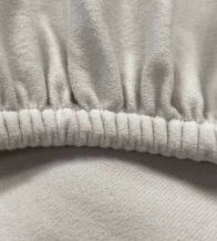 Sábana ajustable, tejido Velvelina®, 001 Piedra - Nuevas sábanas de invierno, textura aterciopelada