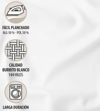Sábana de rayitas, diseño 297, color Beige pálido