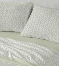 Sábanas de invierno Coralina, tacto peluche, Diseño 988 Oliva
