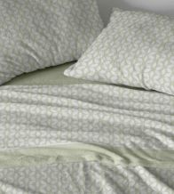 Sábanas de invierno Coralina, tacto peluche, Diseño 988 Oliva