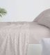 Sábanas de invierno, franela premium 100% algodón, 572 Nude