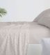 Sábanas de invierno, franela premium 100% algodón, 572 Piedra