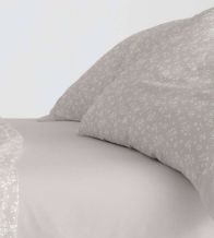 Sábanas de invierno, franela premium 100% algodón, 572 Piedra