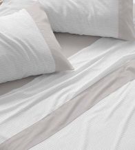 Sábanas de invierno, franela premium 100% algodón, 573 Gris