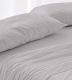 Sábanas de invierno tejido Velvelina®, textura aterciopelada, 005 Gris