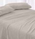 Sábanas de invierno tejido Velvelina®, textura aterciopelada, 005 Beige