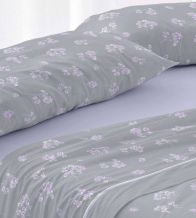 Sábanas de invierno tejido Velvelina®, textura aterciopelada, 006 Azul Acero