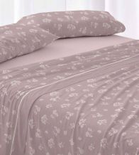 Sábanas de invierno tejido Velvelina®, textura aterciopelada, 006 Rosa Palo