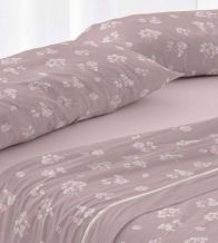 Sábanas de invierno tejido Velvelina®, textura aterciopelada, 006 Rosa Palo