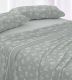 Sábanas de invierno tejido Velvelina®, textura aterciopelada, 006 Eucalipto