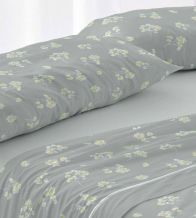Sábanas de invierno tejido Velvelina®, textura aterciopelada, 006 Eucalipto