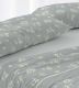 Sábanas de invierno tejido Velvelina®, textura aterciopelada, 006 Eucalipto