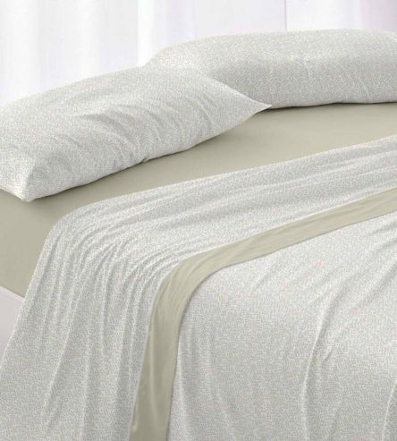 Sábanas de invierno tejido Velvelina®, textura aterciopelada, 007 Musgo