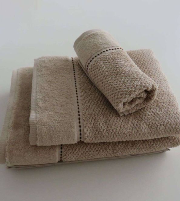 Juego de toallas, Diseño 208 Beige