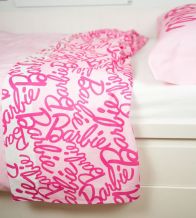 Juego de sábanas Barbie™, algodón 100%, diseño Dreamer, 001 Rosa  