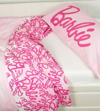 Juego de sábanas Barbie™, algodón 100%, diseño Dreamer, 001 Rosa  