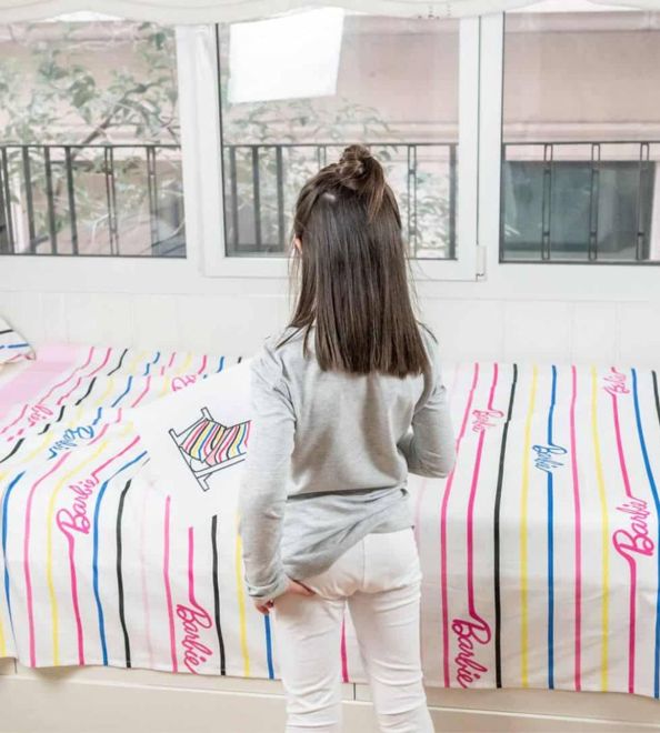 Juego de sábanas Barbie™, algodón 100%, diseño Unique, 002 Multicolor  