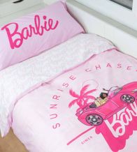 Funda nórdica Barbie™, algodón 100%, diseño Malibú, 003 Rosa
