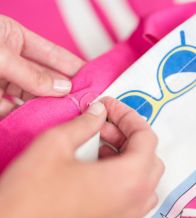 Funda nórdica Barbie™, algodón 100%, diseño Malibú, 003 Rosa