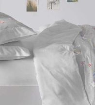 Funda nórdica de algodón estampado 629 Gris