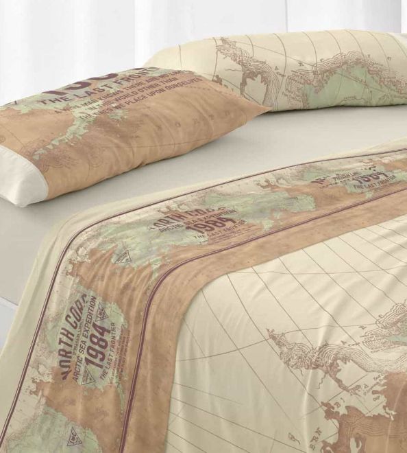 Sábanas estampado juvenil 101 Tierra