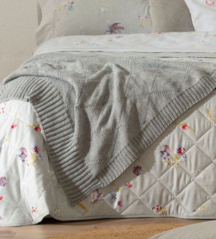Plaid multiusos de punto 067 Gris