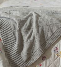 Plaid multiusos de punto 067 Gris