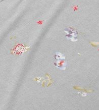 Sábanas de algodón estampado 629 Gris