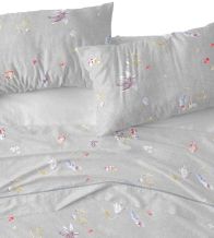 Sábanas de algodón estampado 629 Gris