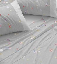 Sábanas de algodón estampado 629 Gris