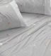 Sábanas de algodón estampado 629 Gris