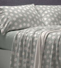 Sábanas Coralina, tacto peluche, diseño 993 color Laurel
