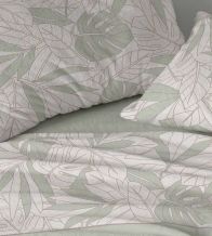 Sábanas Coralina, tacto peluche, diseño 994 color Verde