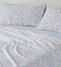Sábanas Coralina, tacto peluche, diseño 995 color Azul
