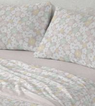 Sábanas Coralina, tacto peluche, diseño 995 color Nude