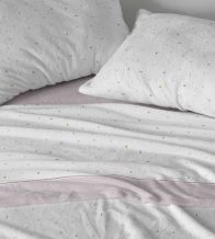 Sábanas Coralina, tacto peluche, diseño 997 color Nude