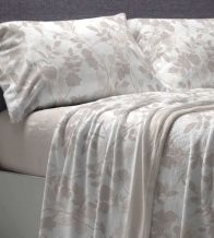 Sábanas Coralina, tacto peluche, diseño 998 color Beige