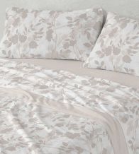 Sábanas Coralina, tacto peluche, diseño 998 color Beige