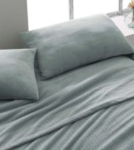 Sábanas Coralina, tacto peluche, diseño 999 color Laurel