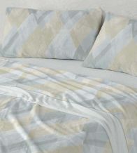 Sábanas Nacarina®, tacto aterciopelado, diseño 058 color Agua