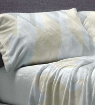 Sábanas Nacarina®, tacto aterciopelado, diseño 058 color Agua