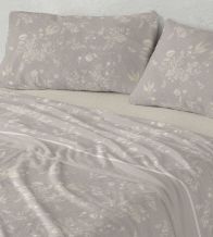 Sábanas Nacarina®, tacto aterciopelado, diseño 059 color Lino