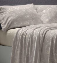 Sábanas Nacarina®, tacto aterciopelado, diseño 059 color Lino