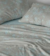 Sábanas Nacarina®, tacto aterciopelado, diseño 059 color Jade
